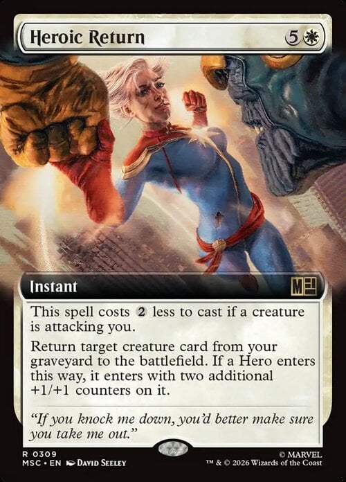 Heroic Return Frente