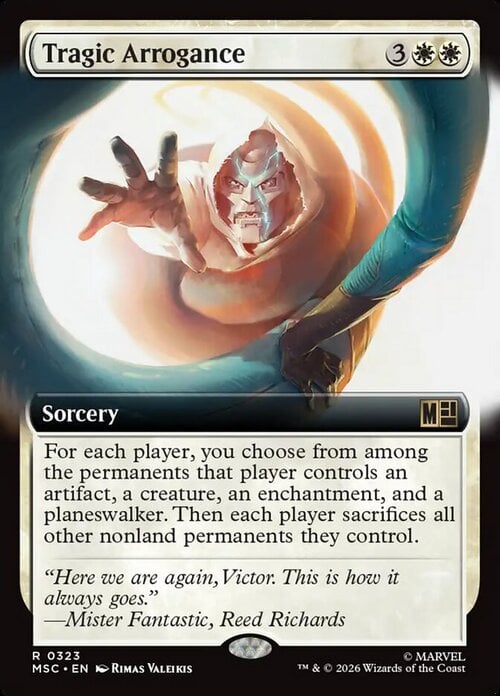 Tragica Arroganza Card Front