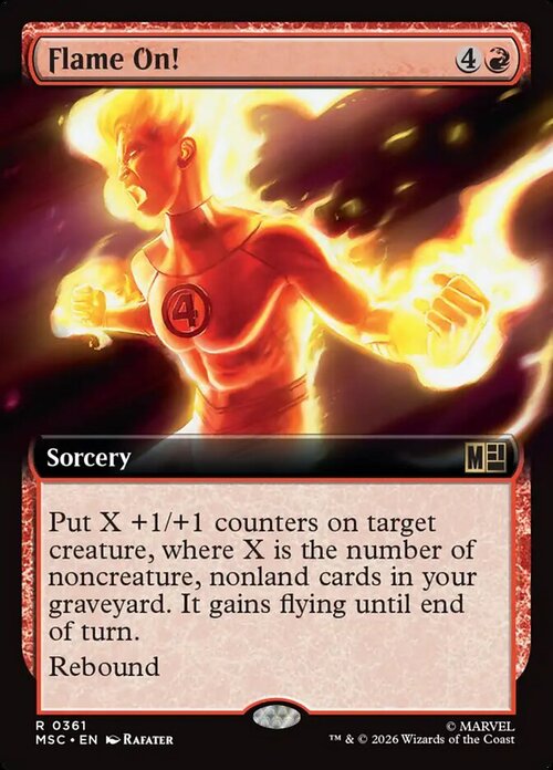 Flame On! Card Front