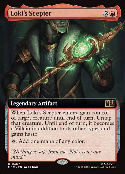 Loki's Scepter Card Front