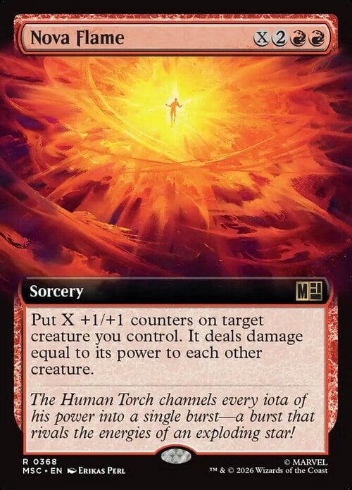 Nova Flame Card Front