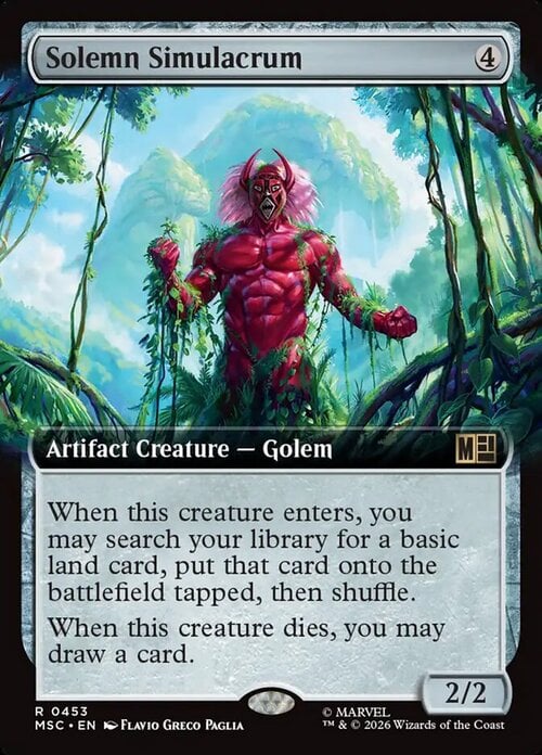 Simulacro Solenne Card Front
