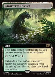 Razorverge Thicket · Extended Art 487