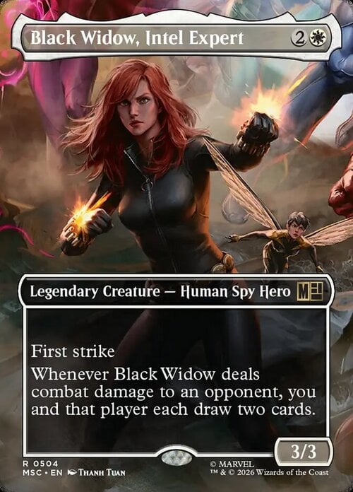 Black Widow, Intel Expert Card Front