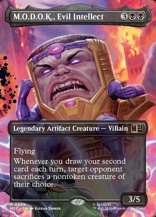 M.O.D.O.K., Evil Intellect Card Front