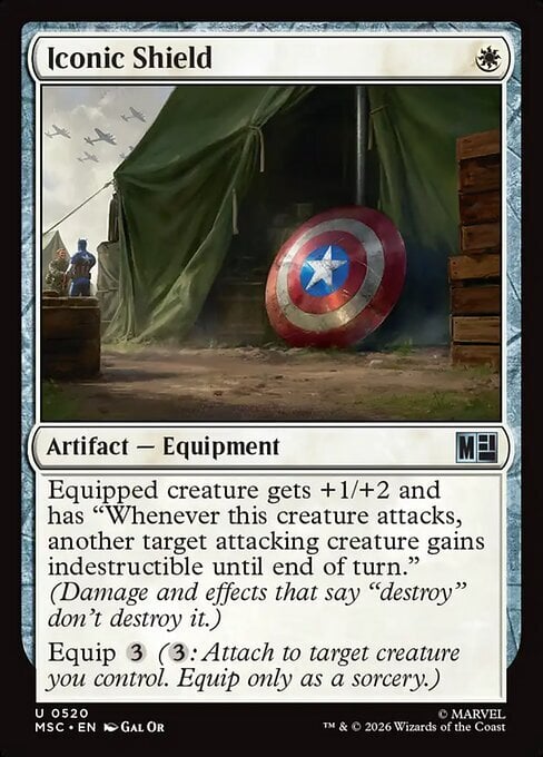 Iconic Shield Card Front