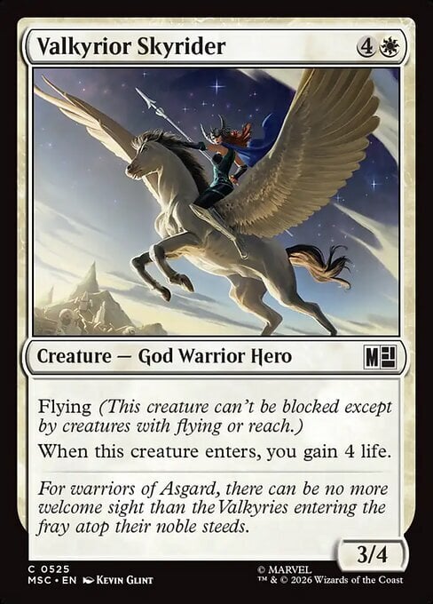 Valkyrior Skyrider Card Front