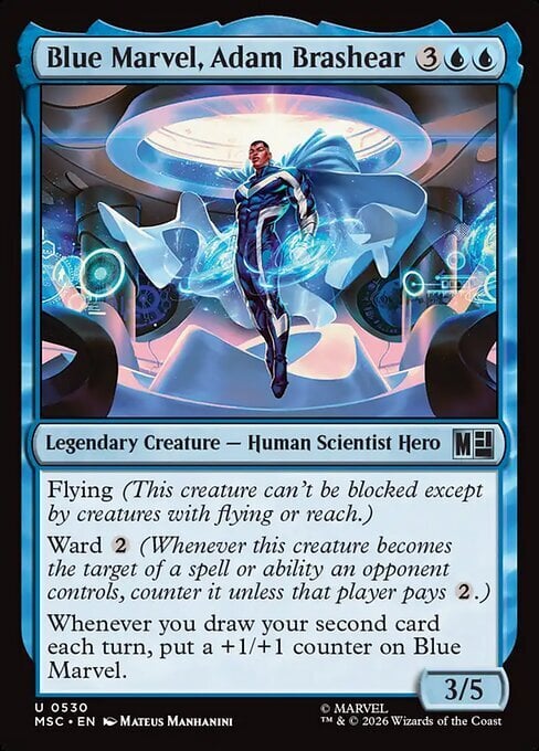 Blue Marvel, Adam Brashear Frente