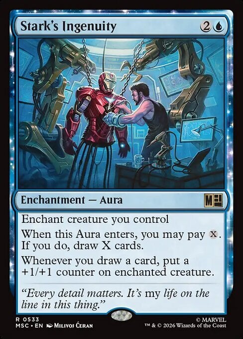 Stark's Ingenuity Card Front