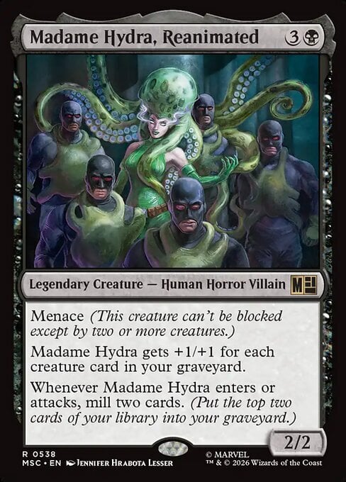Madame Hydra, Reanimated Card Front