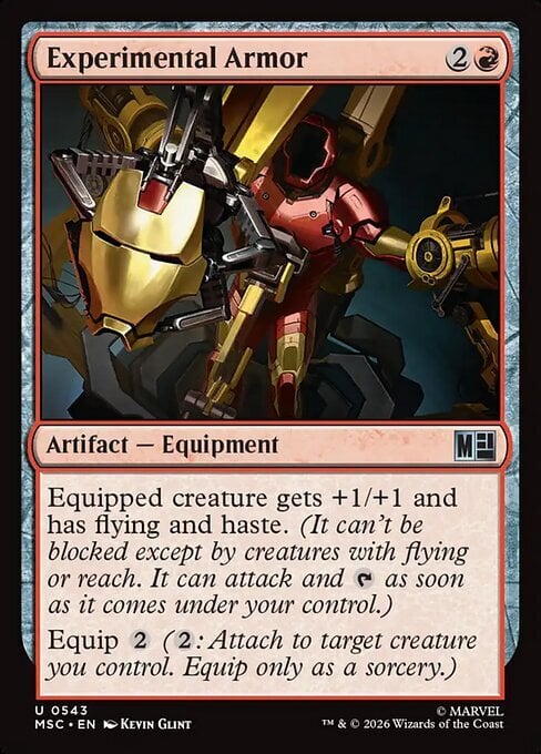 Experimental Armor Card Front