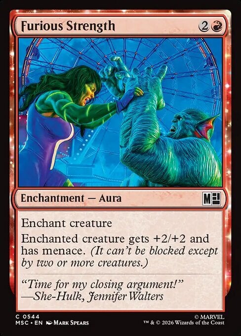 Furious Strength Card Front