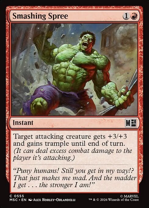Smashing Spree Card Front
