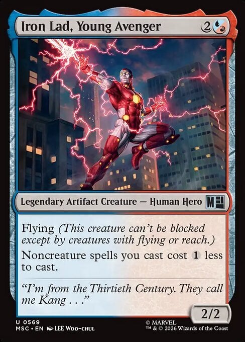 Iron Lad, Young Avenger Frente