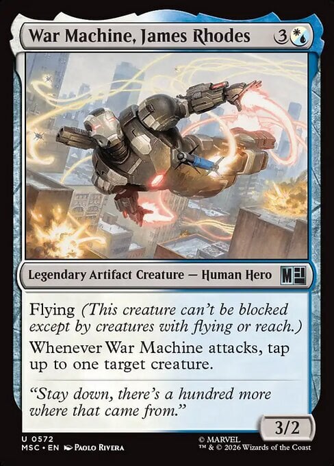 War Machine, James Rhodes Frente