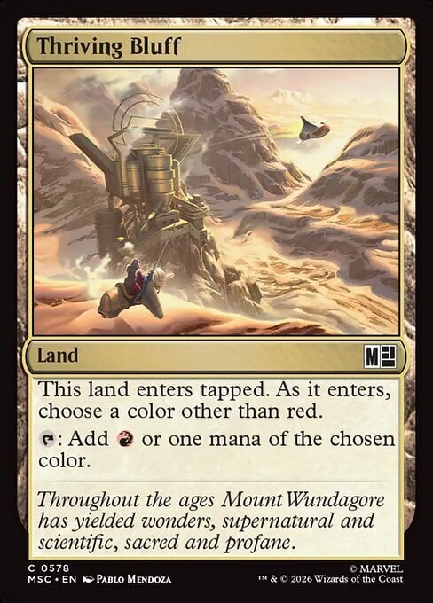 Thriving Bluff Card Front