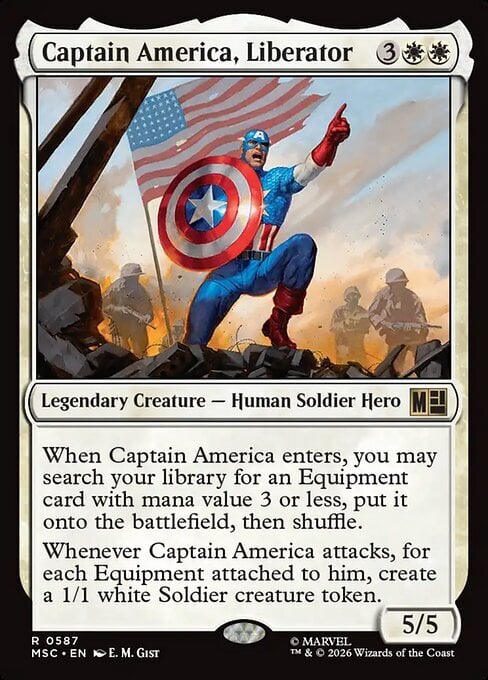 Captain America, Liberator Frente
