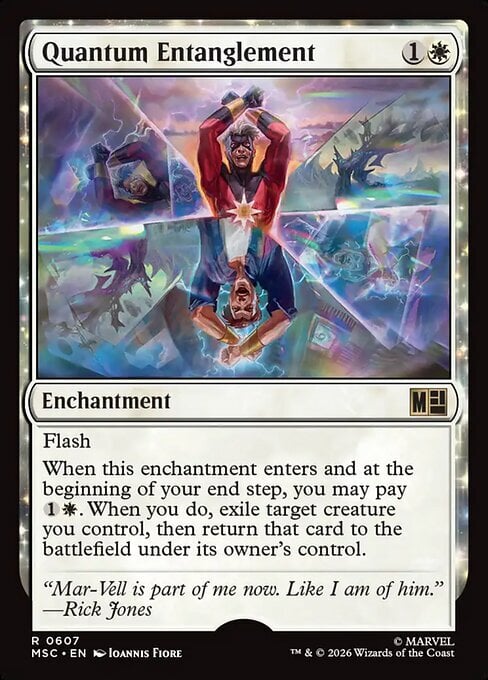 Quantum Entanglement Card Front