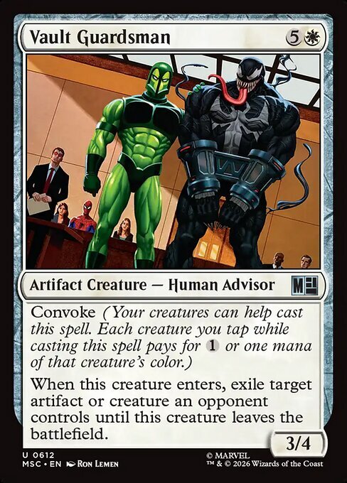 Vault Guardsman Card Front