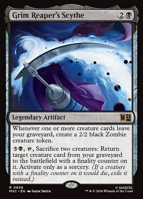 Grim Reaper's Scythe Card Front
