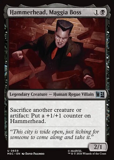 Hammerhead, Maggia Boss Card Front