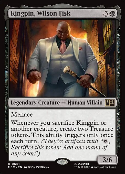 Kingpin, Wilson Fisk Card Front