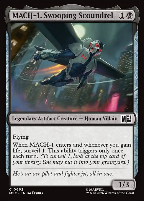 MACH-1, Swooping Scoundrel Card Front