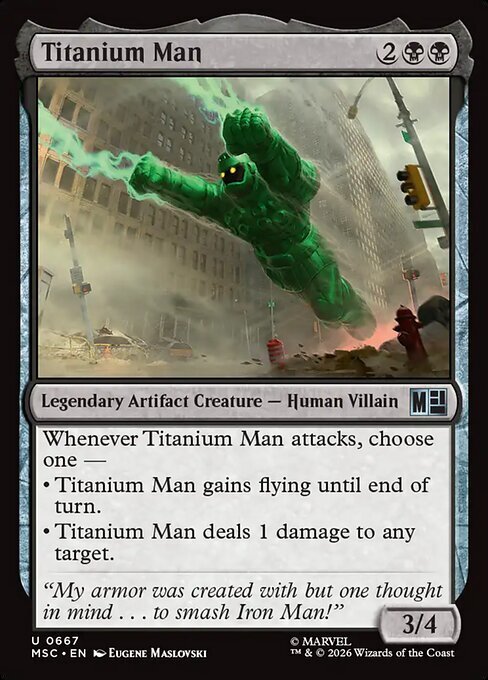 Titanium Man Frente