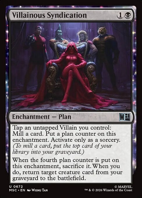 Villainous Syndication Card Front