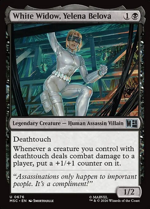 White Widow, Yelena Belova Card Front