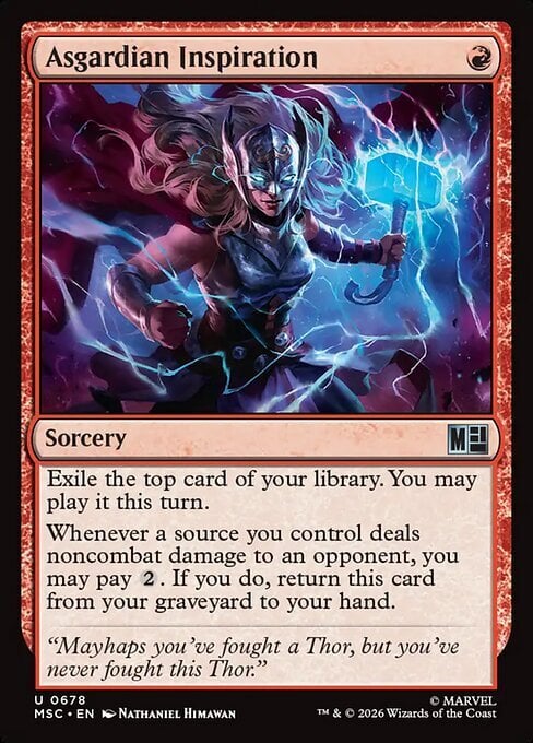 Asgardian Inspiration Card Front