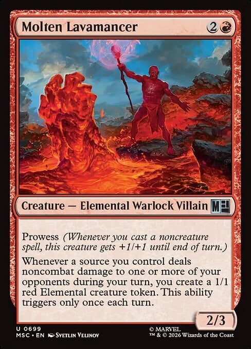 Molten Lavamancer Card Front