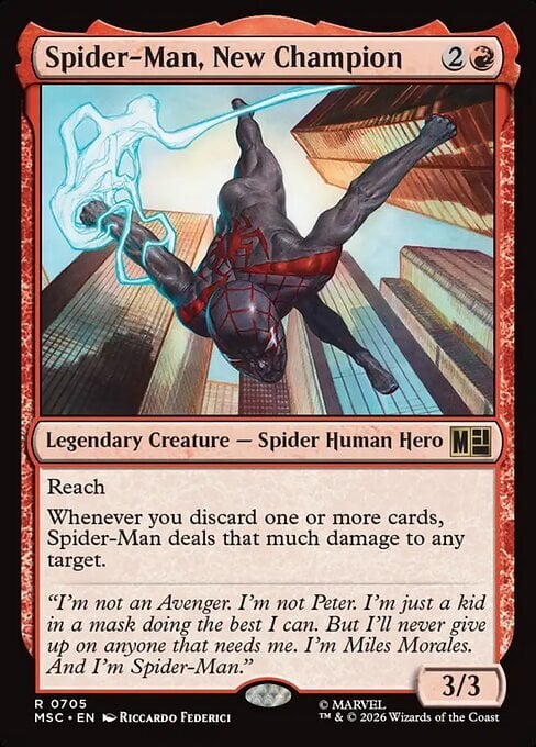 Spider-Man, New Champion Frente