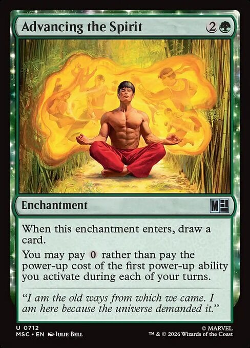 Advancing the Spirit Card Front