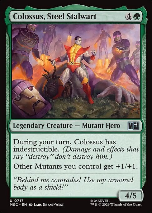 Colossus, Steel Stalwart Frente