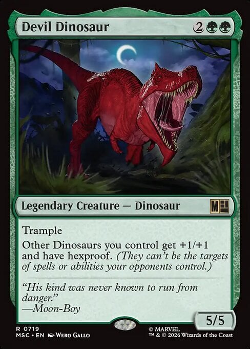 Devil Dinosaur Frente