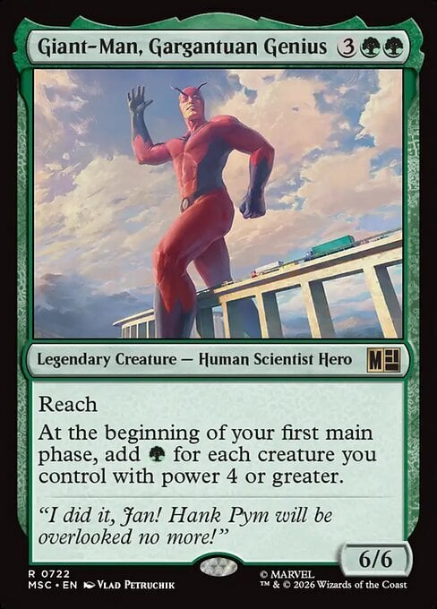 Giant-Man, Gargantuan Genius Card Front