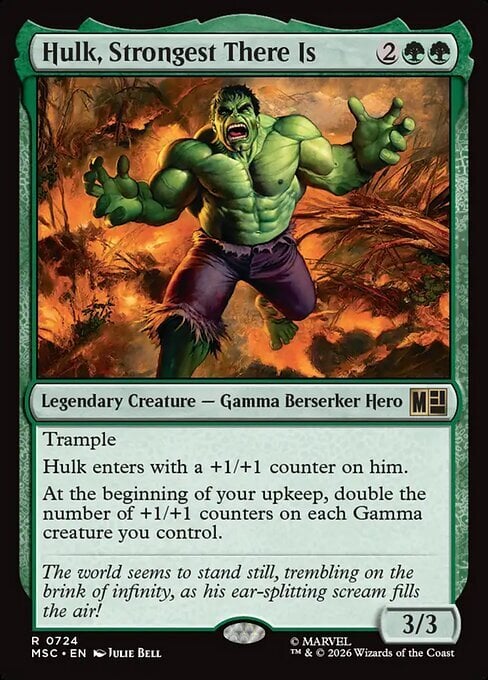Hulk, Strongest There Is Card Front