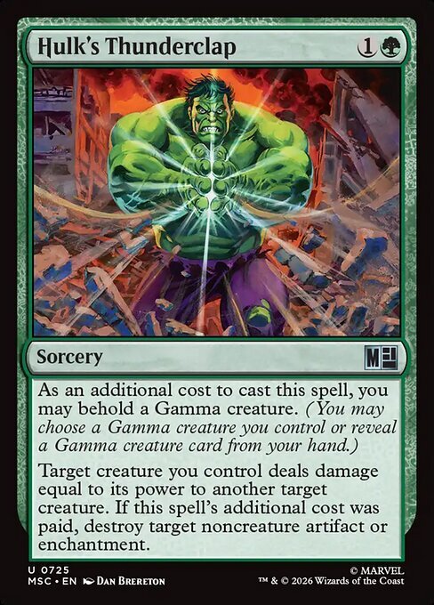 Hulk's Thunderclap Frente