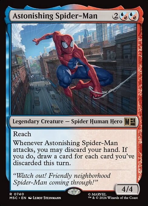 Astonishing Spider-Man Card Front