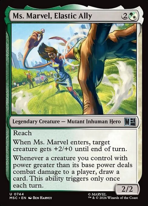 Ms. Marvel, Elastic Ally Card Front