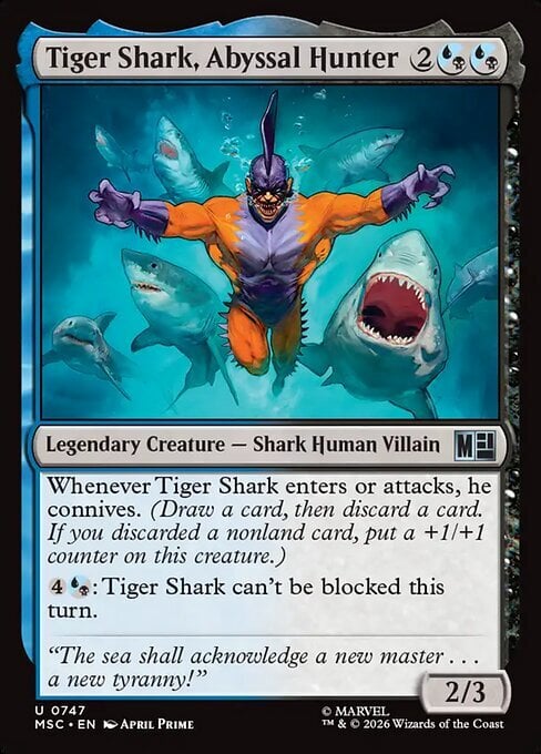 Tiger Shark, Abyssal Hunter Card Front
