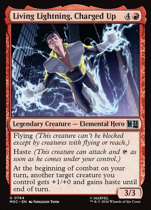Living Lightning, Charged Up Frente
