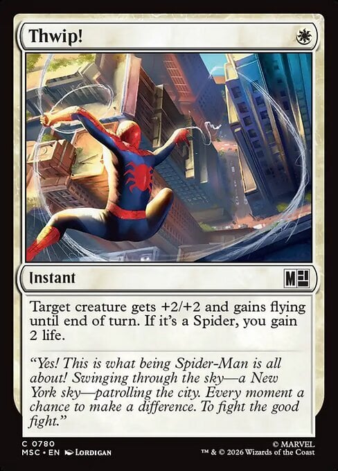 Thwip! Card Front
