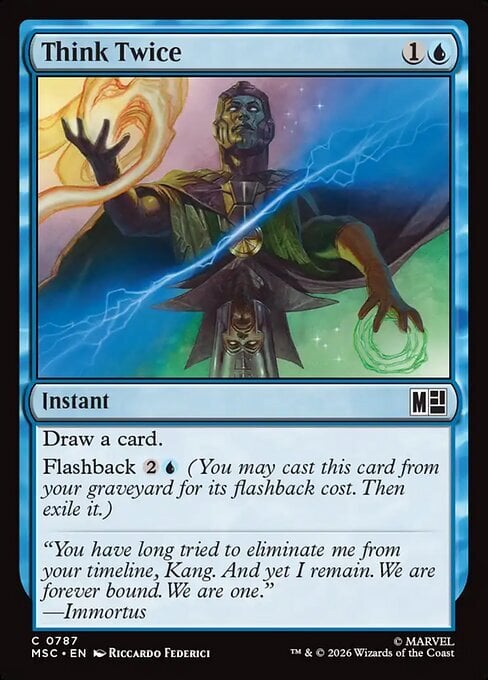 Think Twice Card Front