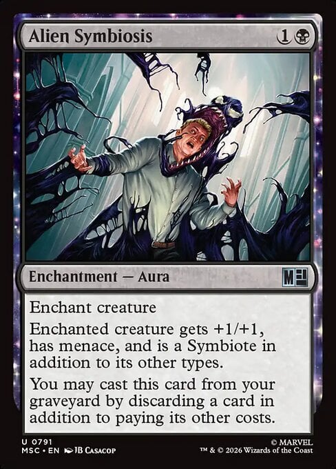 Simbiosi Aliena Card Front
