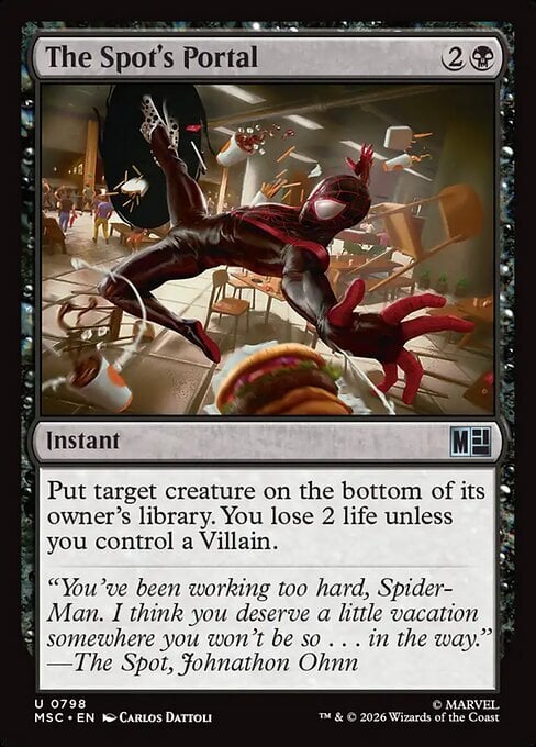 The Spot's Portal Card Front