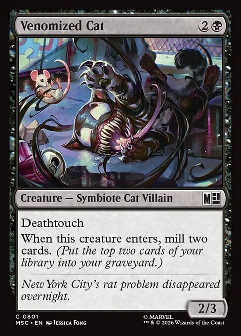 Gatto Venomizzato Card Front
