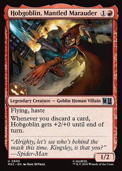 Hobgoblin, Predone Ammantato Card Front