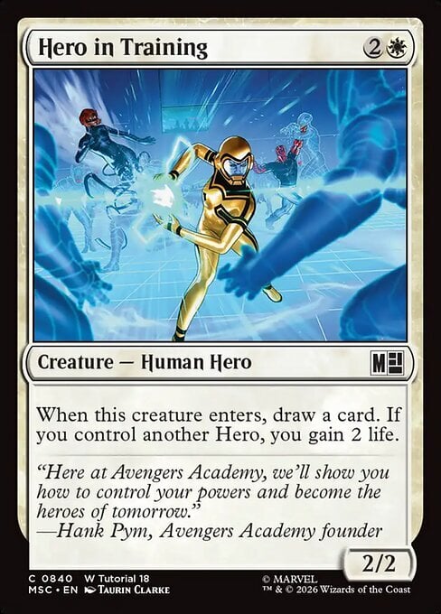 Hero in Training Card Front